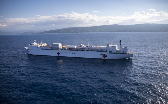 Two Sailors Injured After Going Overboard On Way Back to USNS Comfort