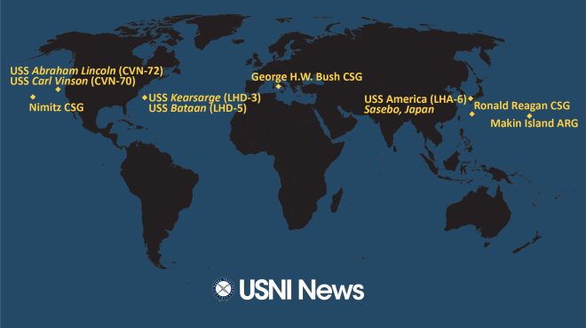 USNI News Fleet and Marine Tracker: Dec. 5, 2022