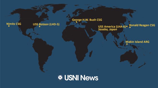 USNI News Fleet and Marine Tracker: Dec. 12, 2022