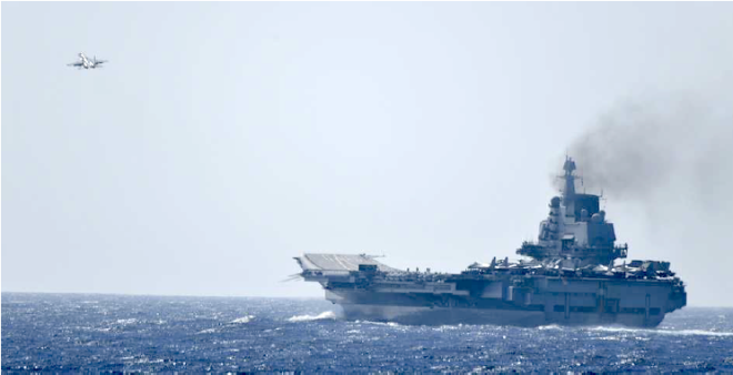 Chinese Liaoning Carrier Strike Group Now Operating in the Philippine Sea
