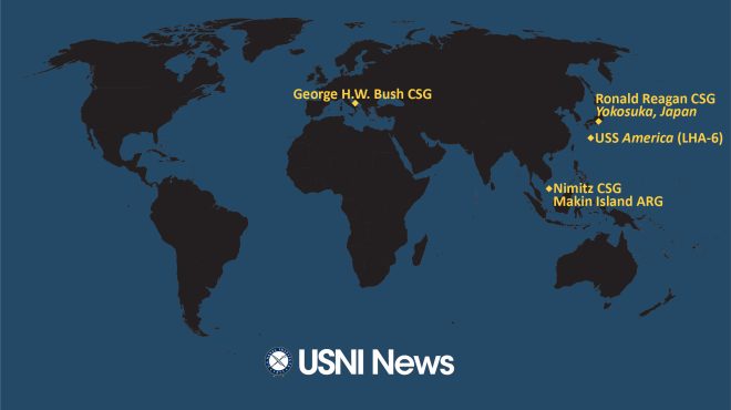 USNI News Fleet and Marine Tracker: Jan. 17, 2023