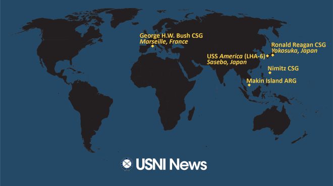 USNI News Fleet and Marine Tracker: Jan. 3, 2023