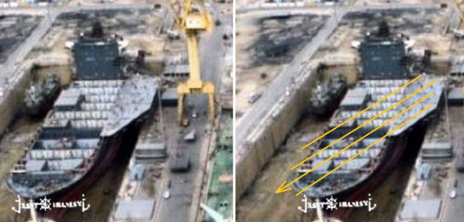 Iran Building Drone Aircraft Carrier from Converted Merchant Ship, Photos Show