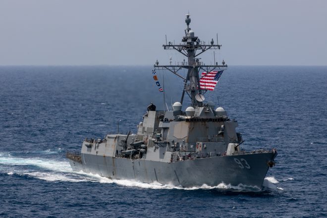 UPDATED: Chinese Warship Harasses U.S. Destroyer in Taiwan Strait Transit