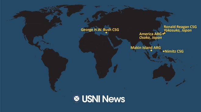 USNI News Fleet and Marine Tracker: Feb. 21, 2023