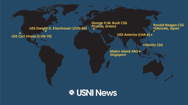 USNI News Fleet and Marine Tracker: Feb. 6, 2023