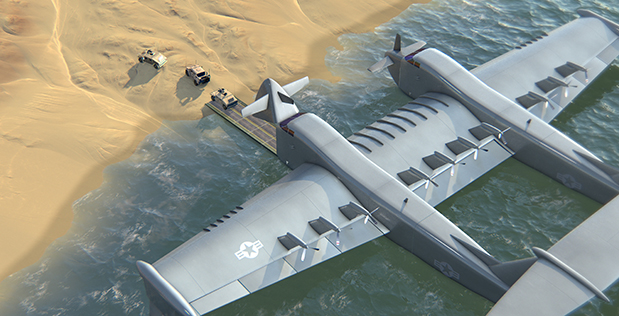 DARPA Awards Contracts for Long-Range ‘Liberty Lifter’ Flying Boat Design
