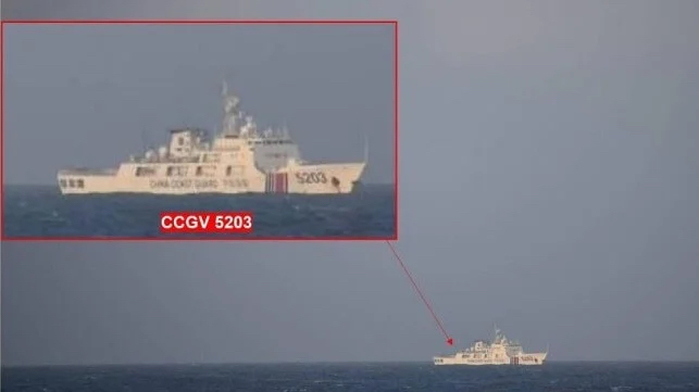 Chinese Warship, Cutter Violate Pag-asa Island Territorial Sea, Says Philippine Coast Guard