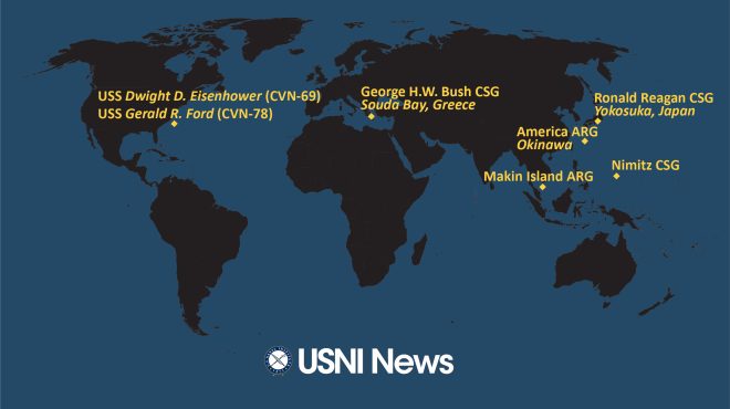 USNI News Fleet and Marine Tracker: March 13, 2023