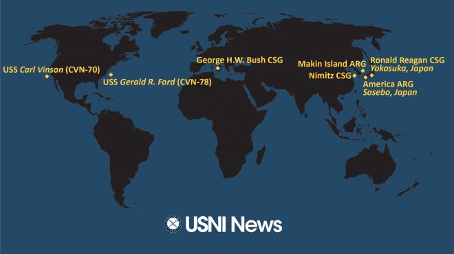 USNI News Fleet and Marine Tracker: March 27, 2023