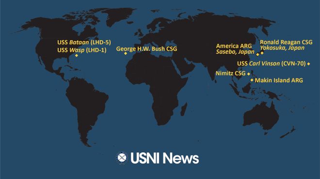 USNI News Fleet and Marine Tracker: April 17, 2023