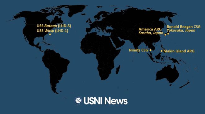 USNI News Fleet and Marine Tracker: April 24, 2023
