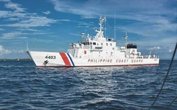 Philippine Coast Guard Cutters, Chinese Warship Almost Collide in South China Sea