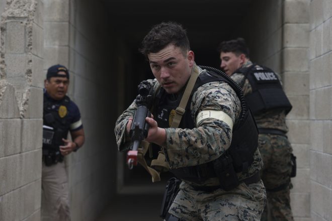 ‘Fight the Base’ Drills Keep Marines on Homefront Sharp Against Modern Threats