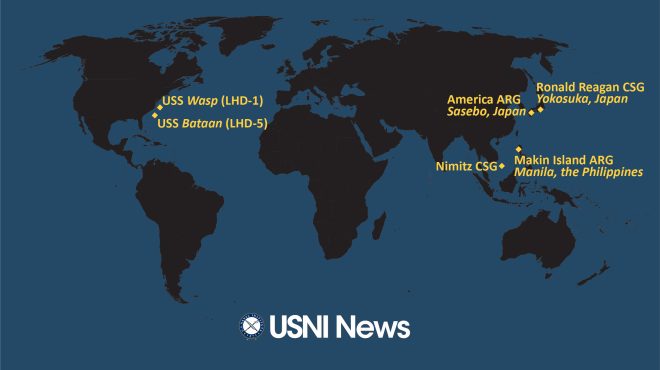 USNI News Fleet and Marine Tracker: May 1, 2023