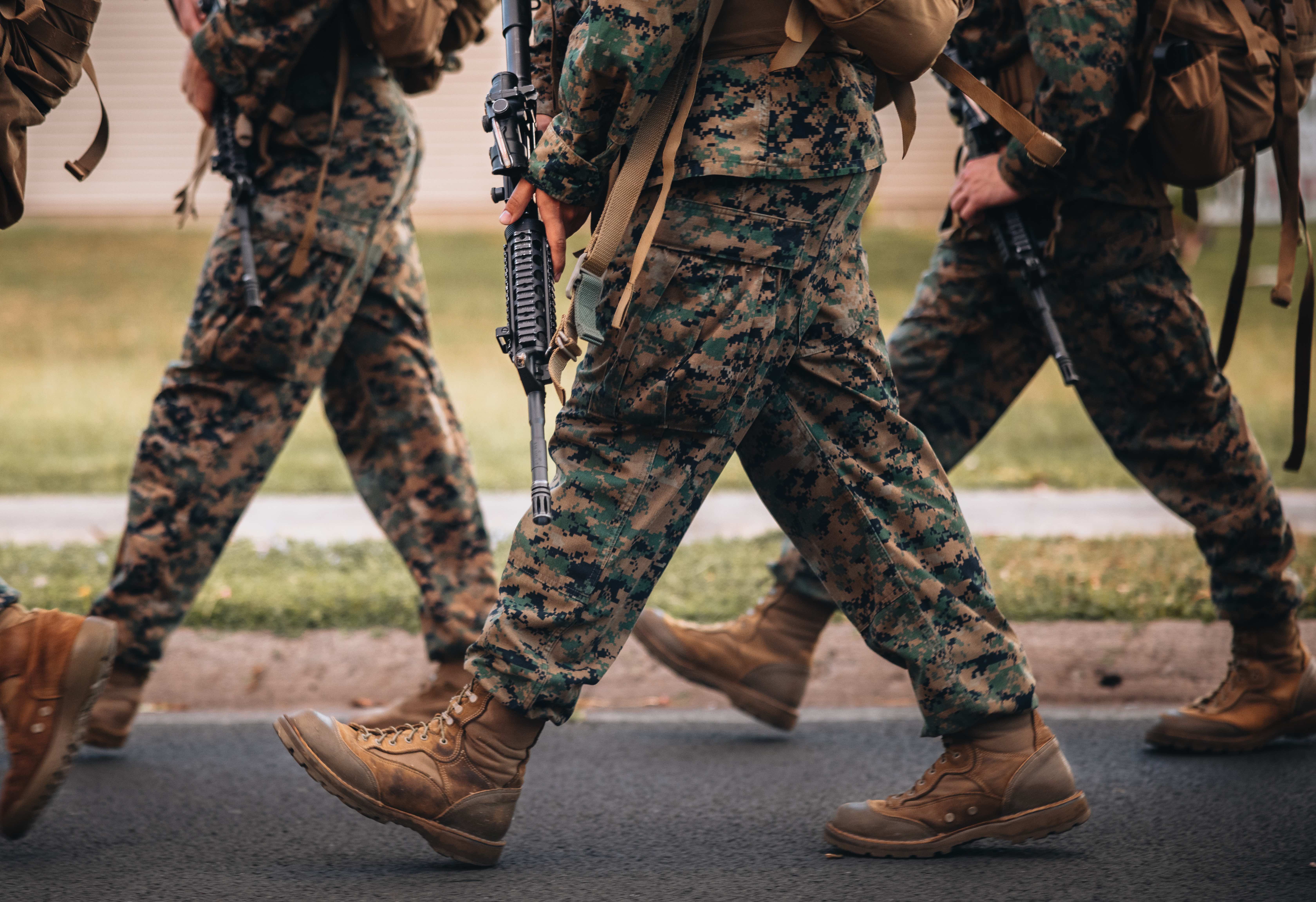 one of the squads of JSDF currently going through the Gate