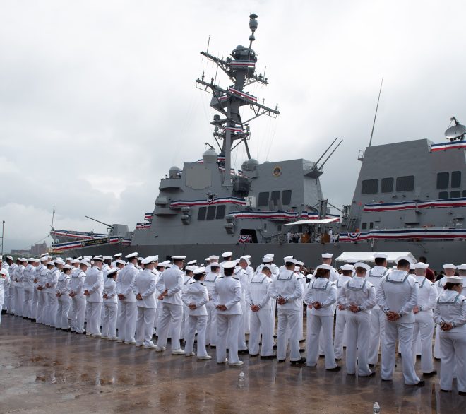 VIDEO: Destroyer USS Carl Levin Commissions in Baltimore