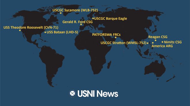USNI News Fleet and Marine Tracker: June 12, 2023