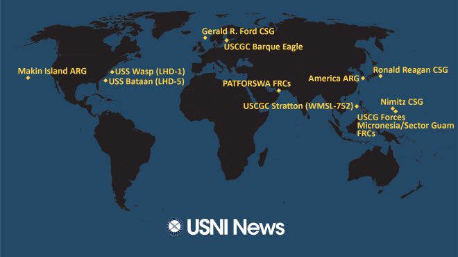 USNI News Fleet and Marine Tracker: June 1, 2023