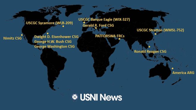 USNI News Fleet and Marine Tracker: June 26, 2023