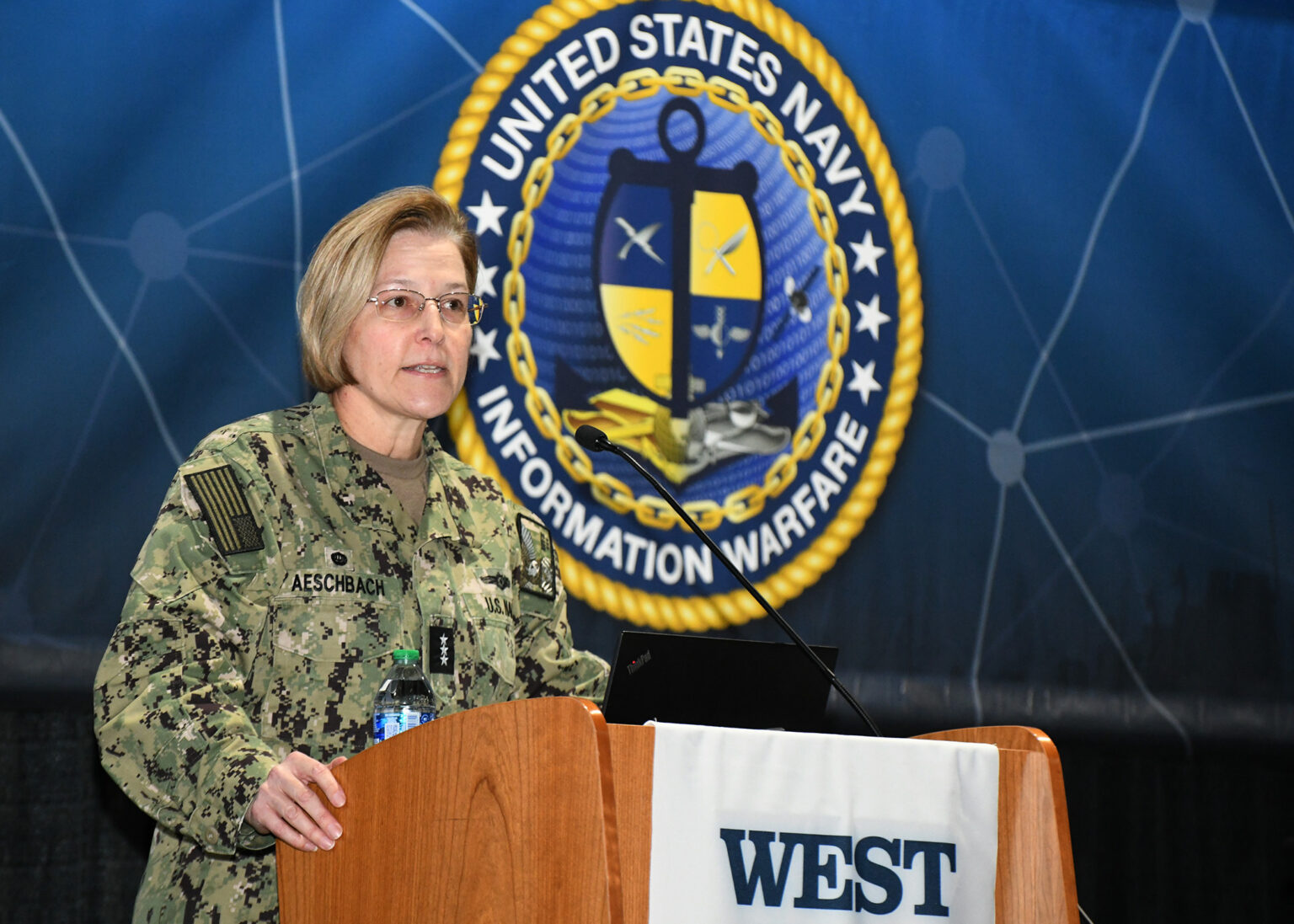 Vice Adm. Kelly Aeschbach Reflects On Leading Naval Information Forces 