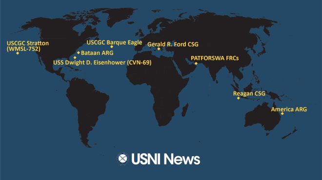 USNI News Fleet and Marine Tracker: July 10, 2023