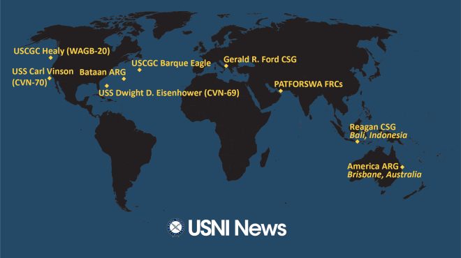 USNI News Fleet and Marine Tracker: July 17, 2023