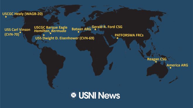USNI News Fleet and Marine Tracker: July 24, 2023