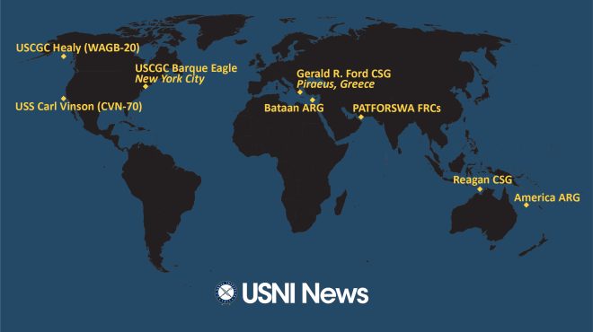 USNI News Fleet and Marine Tracker: July 31, 2023