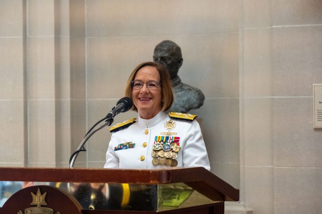 VCNO Franchetti Issues First Guidance to Fleet as Acting CNO
