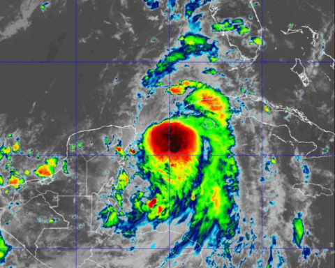 Tropical Storm Idalia on Aug. 28, 2023. National Weather Service Image