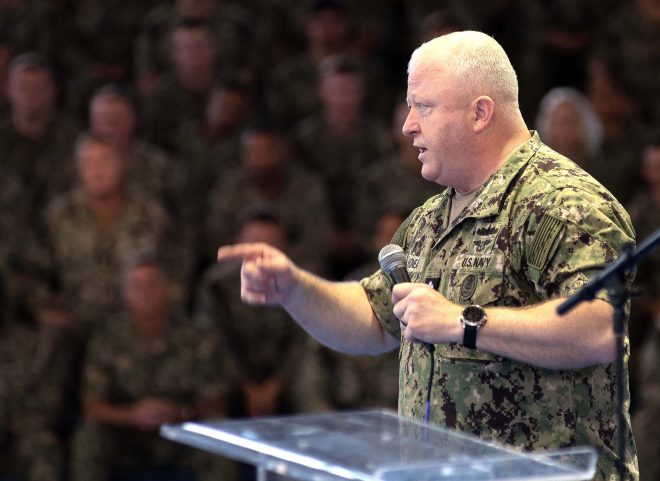MCPON Honea Lays Out Expectations for Chief Petty Officers