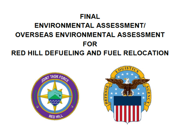 Final Red Hill Fuel Depot Environmental Assessment