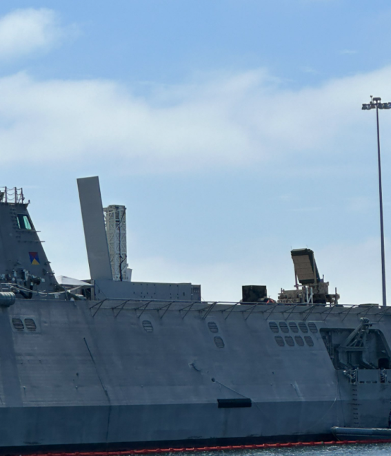 Army Long Range Missile Launcher Spotted on Navy Littoral Combat Ship