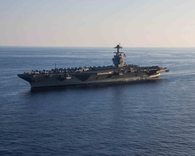 Gerald R. Ford Carrier Strike Group Heading to Eastern Mediterranean to Deter Hezbollah, Iran