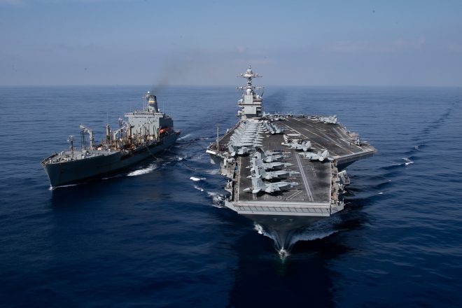 Gerald R. Ford CSG Arrives in Eastern Mediterranean, Defense Department Says