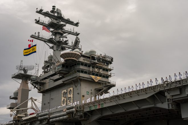 U.S. Carrier Moves to Mediterranean, Middle East Aim to Contain Conflict, Says Pentagon Official