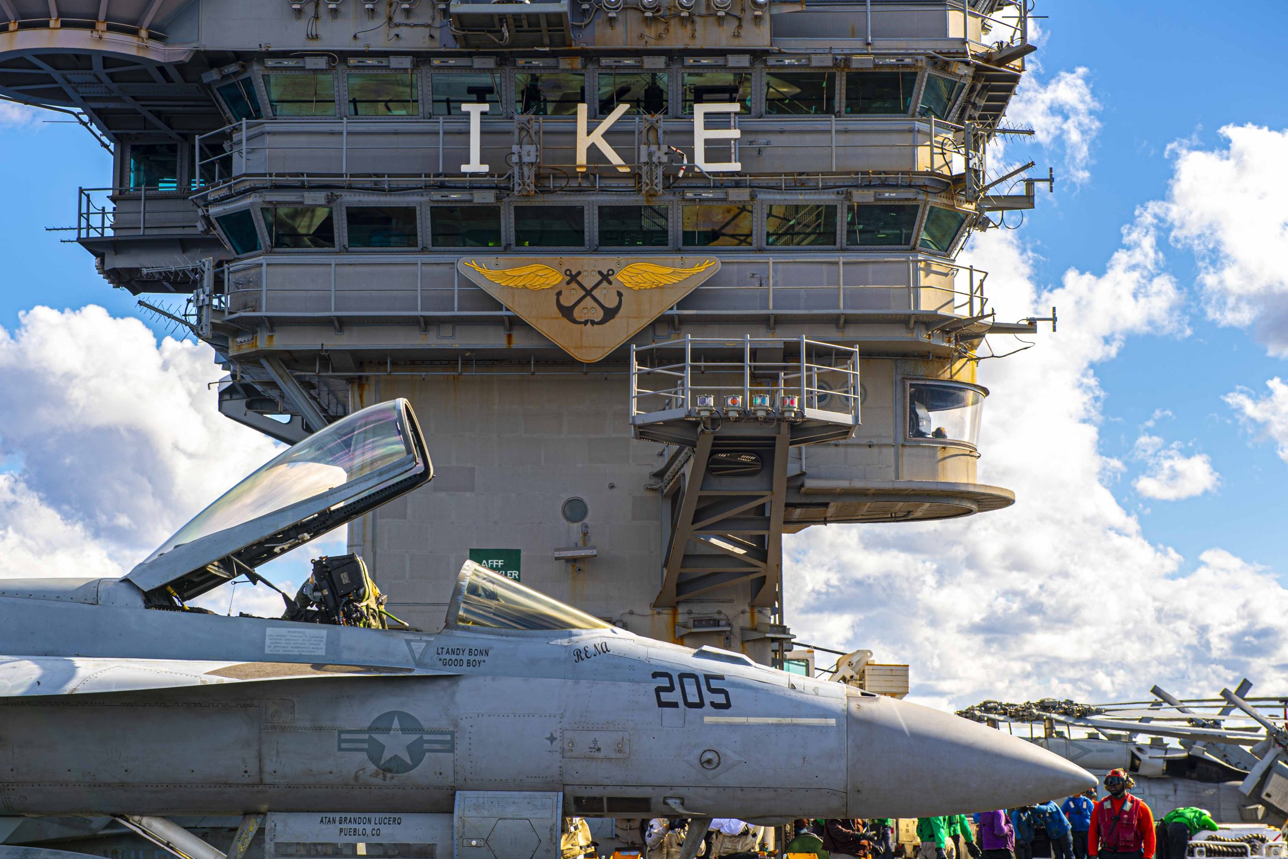 Carrier Ike Midway Across Atlantic, En Route to Middle East - USNI