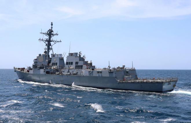 Houthi Missile Likely Did Not Target USS Mason, M/V Central Park, DoD Says