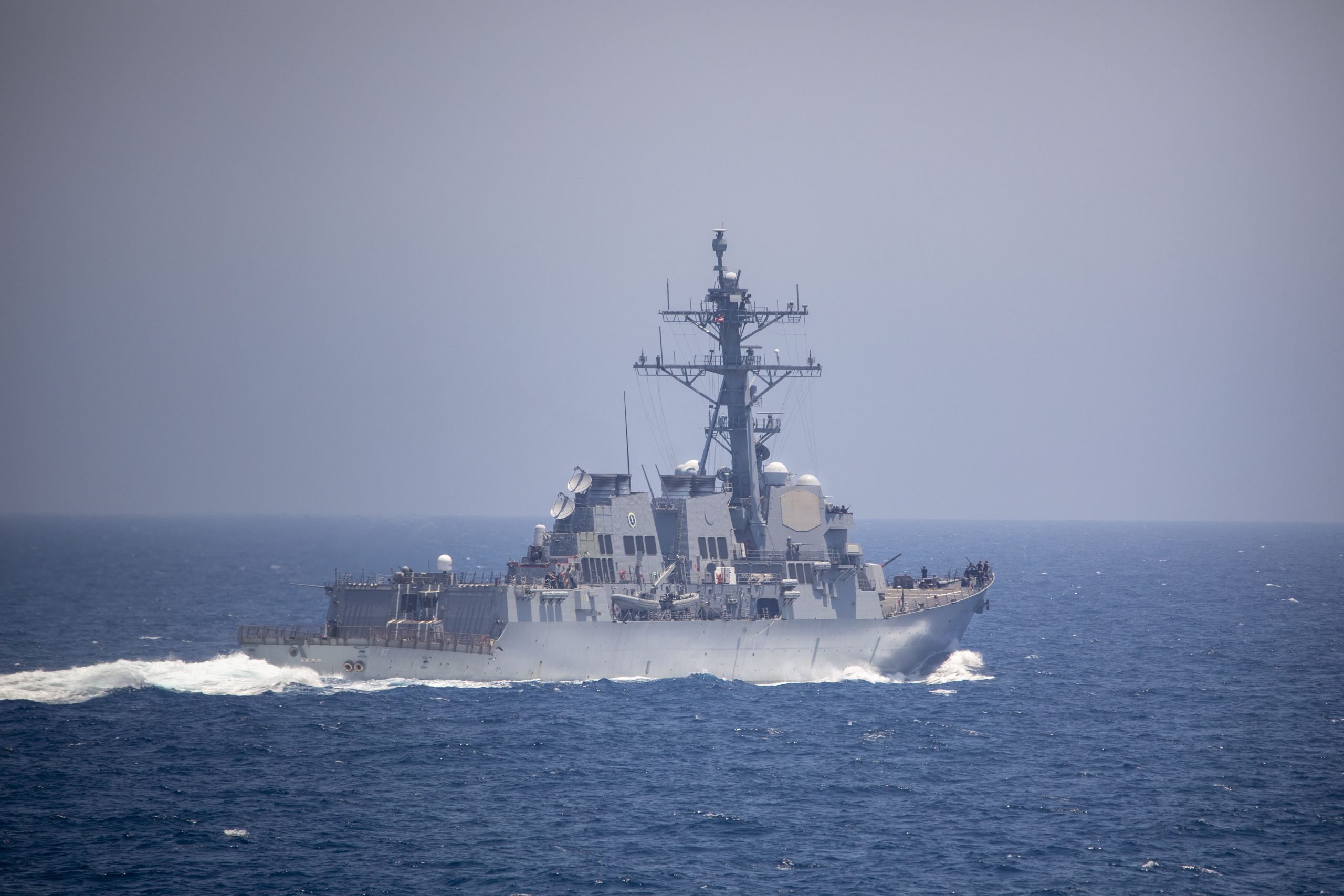 Guided-missile Destroyer USS Mason Shoots Down Drone in Red Sea - USNI News