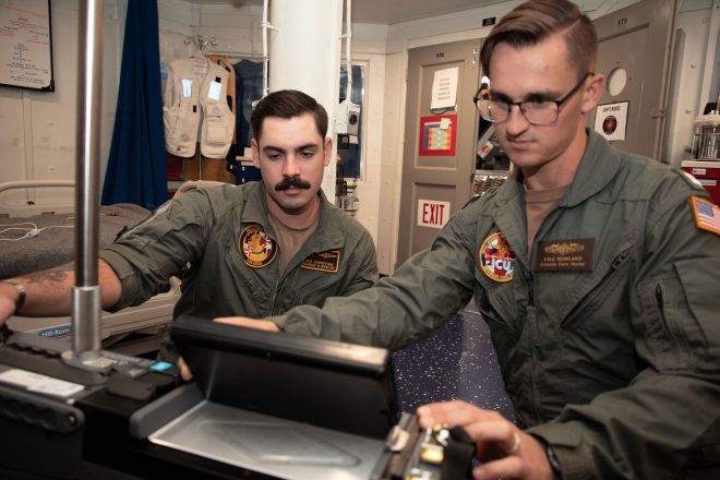 Carrier USS Dwight D. Eisenhower Embarked with Team to Test Future of Navy Medicine