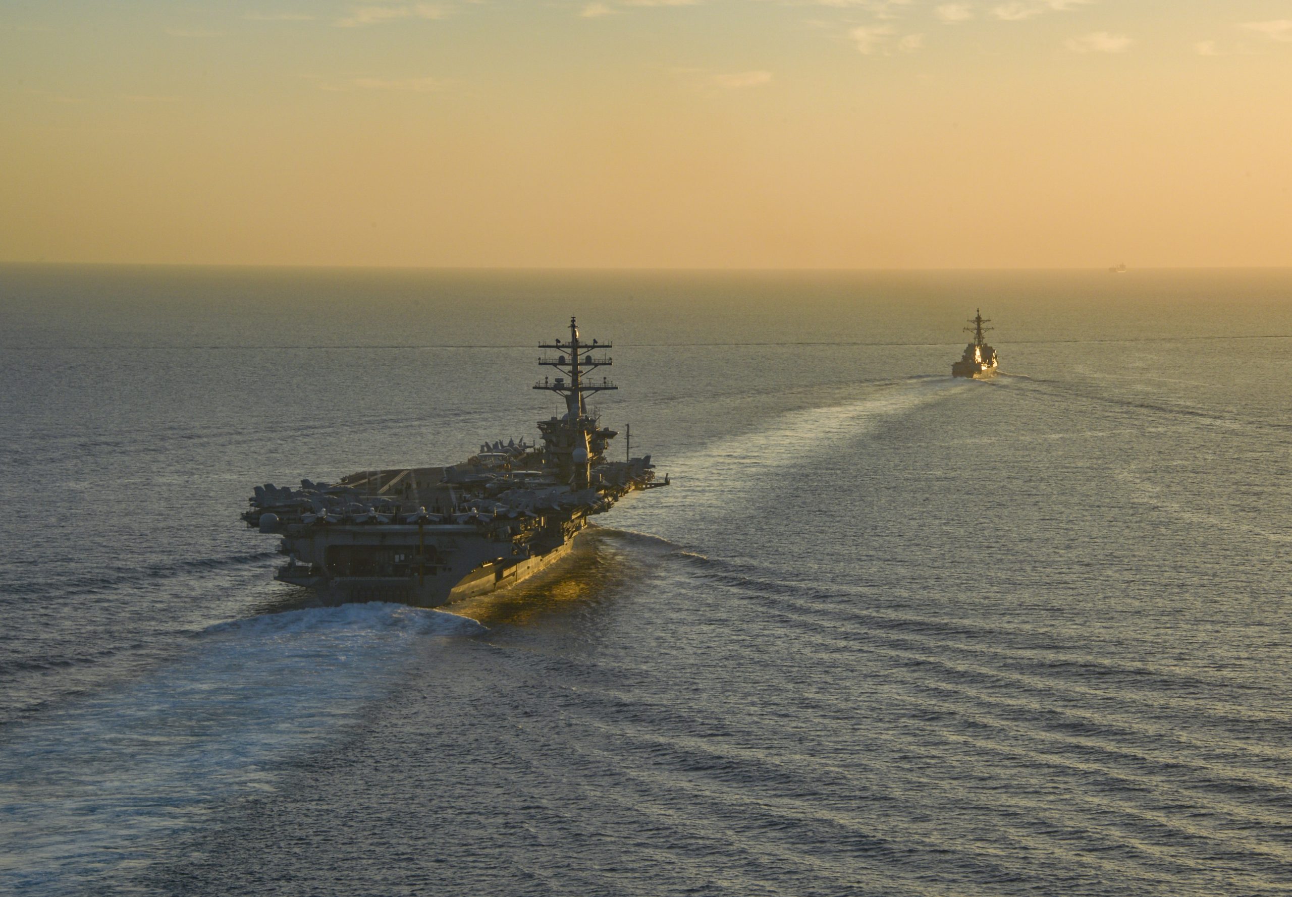 Carrier Ike Midway Across Atlantic, En Route to Middle East - USNI