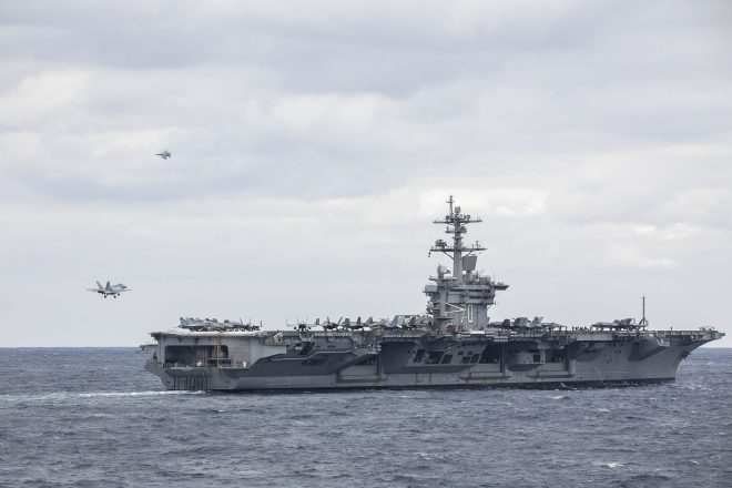 USS Carl Vinson Underway with Japanese, South Korean Warships for Deterrence Patrol