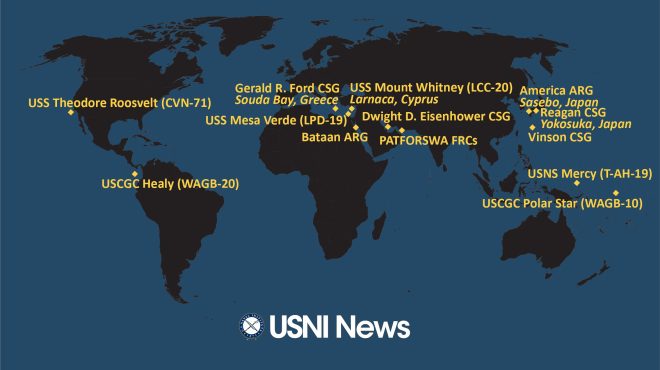 USNI News Fleet and Marine Tracker: Dec. 4, 2023