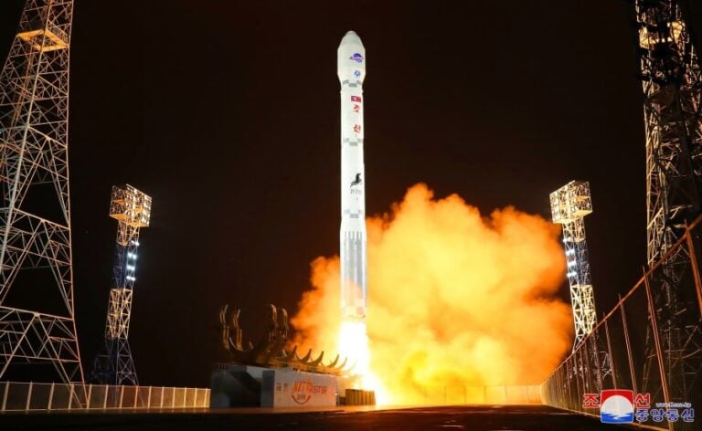 North Korean Military Satellite Launch Fails After Rocket Explodes ...