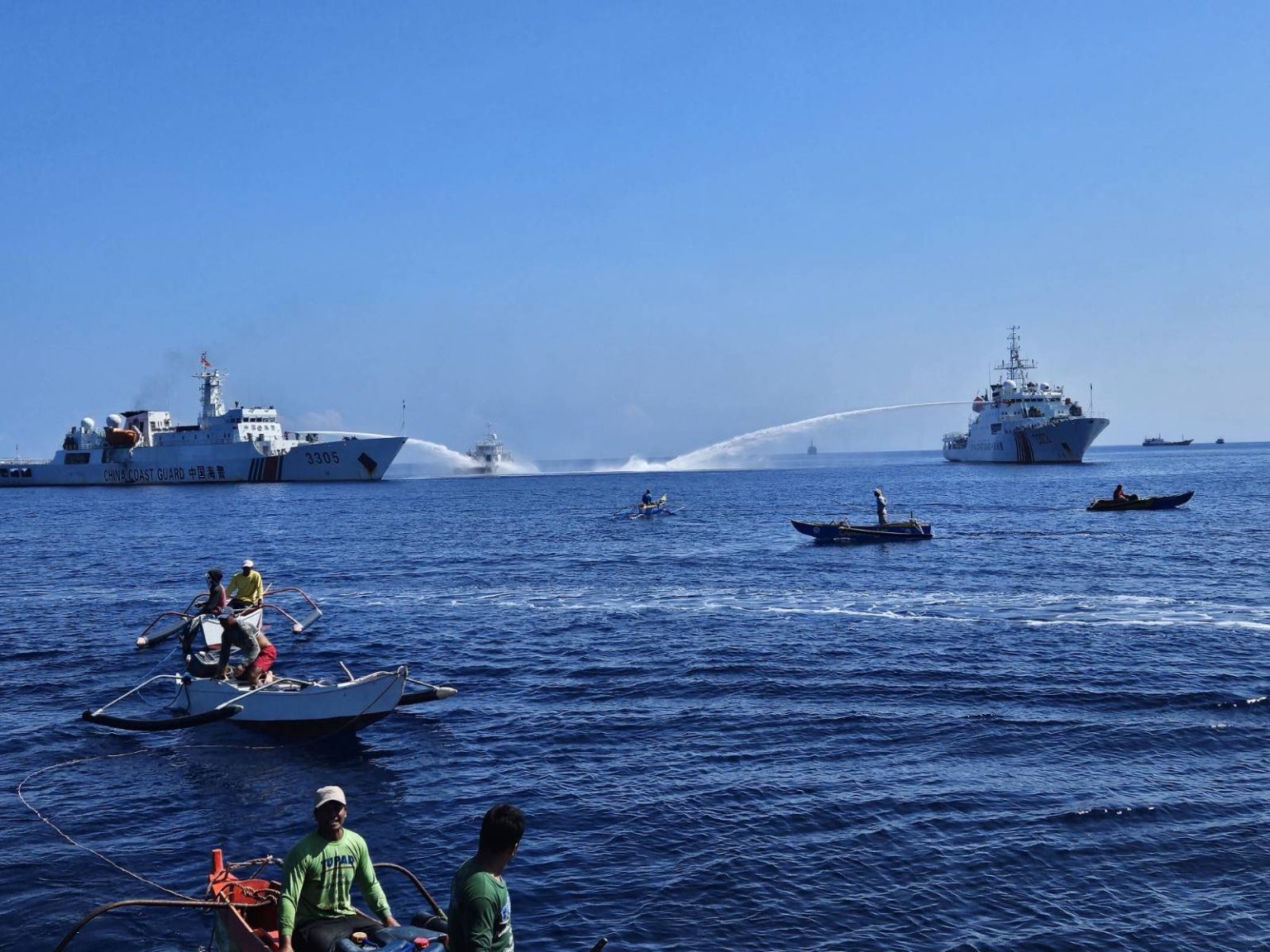 Chinese Ships Ram Philippine Vessels Hits Crews With Water Cannons In Chinese Ships Ram Philippine Vessels Hits Crews With Water Cannons In