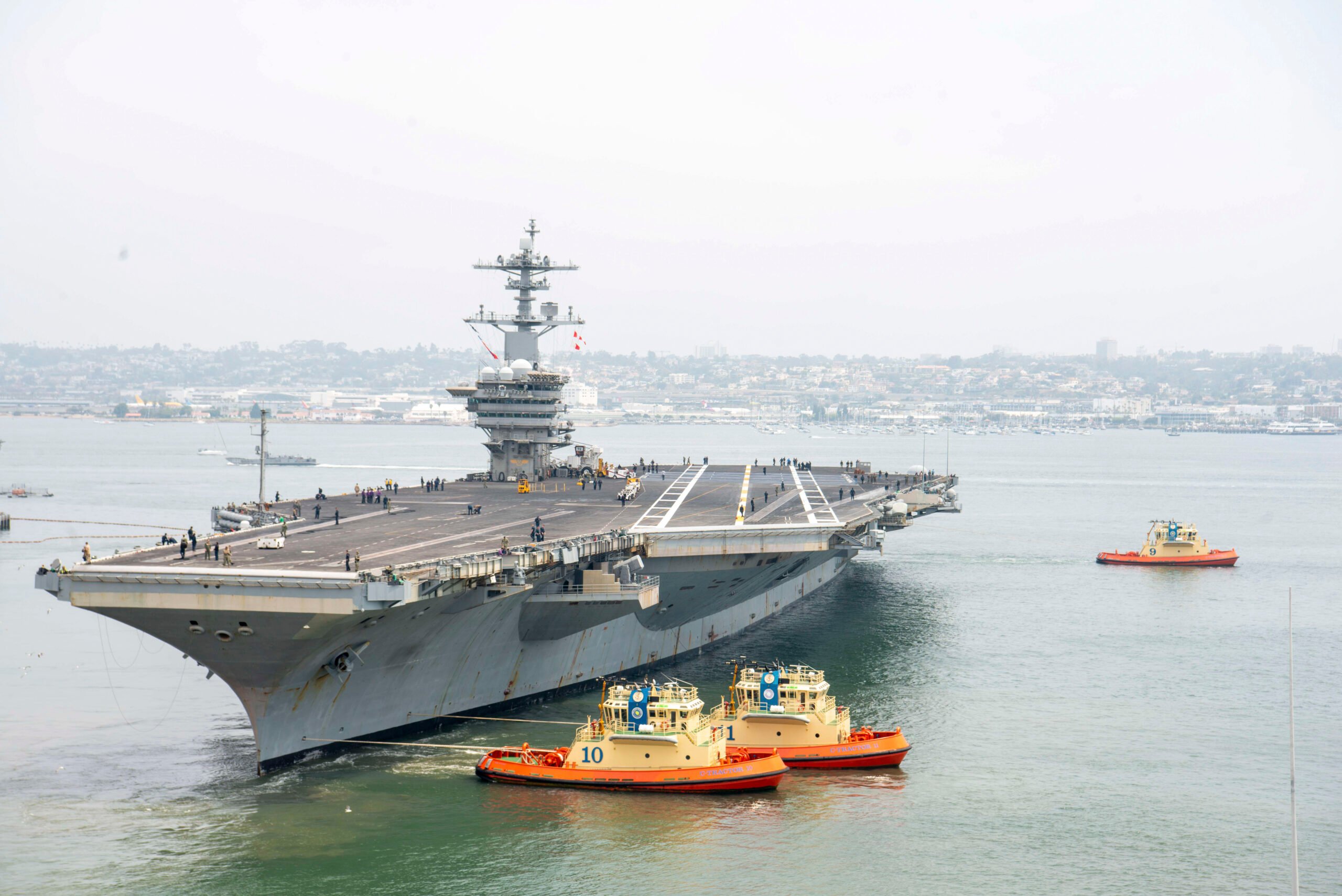 Carrier USS Abraham Lincoln Heads to Middle East as Iran Threatens ...