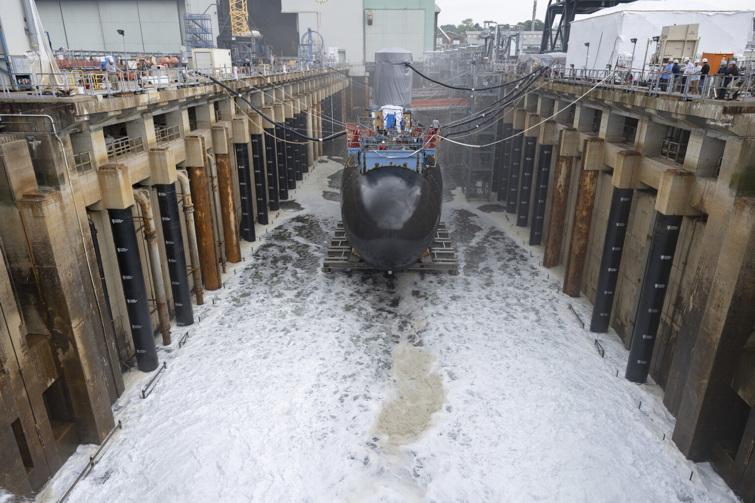 General Dynamics Electric Boat Launches Attack Boat Idaho - USNI News