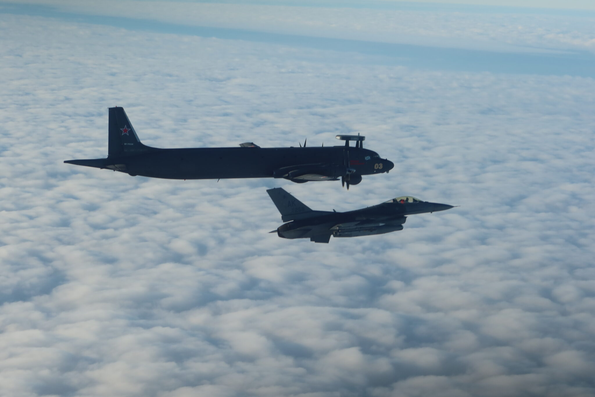 U.S. Fighters Intercept Russian Military Intelligence Aircraft Near