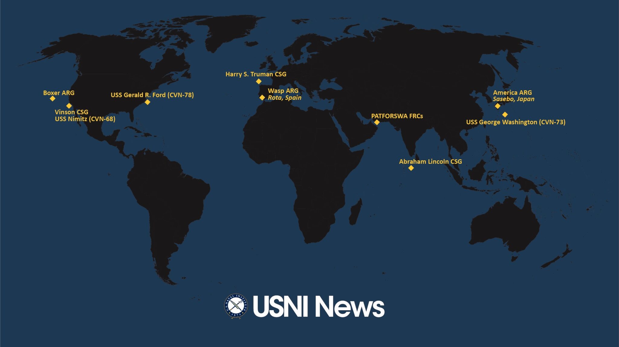 USNI News Fleet and Marine Tracker Nov. 18, 2024